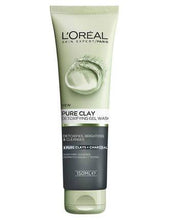 Load image into Gallery viewer, L'OREAL PURE CLAY GEL WASH 150ML