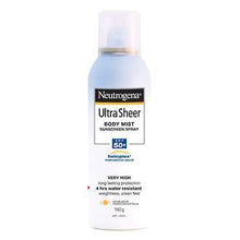 Load image into Gallery viewer, NEUTROGENA ULTRA SHEER B MIST SUNSCREEN SPF50+140G
