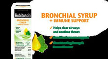 Load image into Gallery viewer, Robitussin Bronchial Syrup + Immune Support 200ml