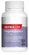 Load image into Gallery viewer, NUTRA-LIFE MAGNESIUM + GENTLE Capsules 60