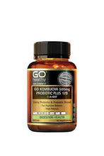 Load image into Gallery viewer, GO KOMBUCHA 500MG PROBIOTIC PLUS 12B CAPS 60