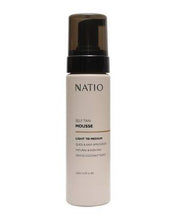 Load image into Gallery viewer, NATIO SELF TAN MOUSSE LIGHT TO MEDIUM 180ML