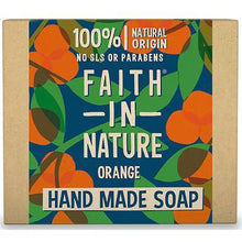 Load image into Gallery viewer, FAITH IN NATURE ORANGE HANDMADE SOAP