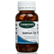 Load image into Gallery viewer, THOMPSON'S SALMON OIL 1000 50 CAPSULES
