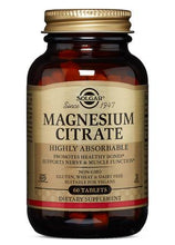 Load image into Gallery viewer, SOLGAR Magnesium Citrate 120 Tablets