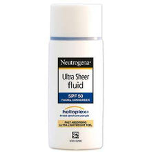 Load image into Gallery viewer, NEUTROGENA ULTRA SHEER FLUID SUNSCREEN SPF50 40ml
