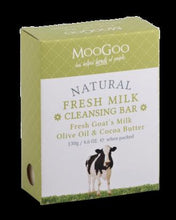 Load image into Gallery viewer, MooGoo Fresh Goat&#39;s Milk Cleansing Bar 130g
