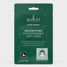 Load image into Gallery viewer, SUKIN DETOXIFYING SHEET MASK 25ML
