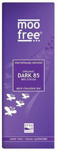 Load image into Gallery viewer, MOO FREE MARVELLOUSLY MOREISH ORGANIC DARK 85% COCOA