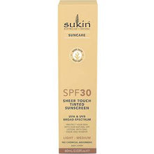 Load image into Gallery viewer, SUKIN SUNSCREEN LIGHT/MEDIUM  LOTION 60ML
