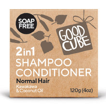 Load image into Gallery viewer, GOOD CUBE 2in1 Conditioning Shampoo Bar for Normal Hair