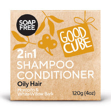 Load image into Gallery viewer, GOOD CUBE 2in1 Conditioning Shampoo Bar for Oily Hair
