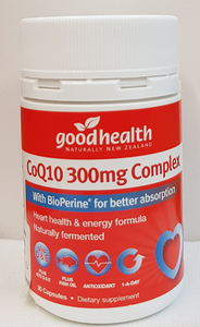 GOOD HEALTH CoQ10 300mg Complex 30 Caps