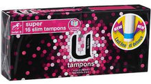 Load image into Gallery viewer, U BY KOTEX TAMPON SUPER 16 PACK
