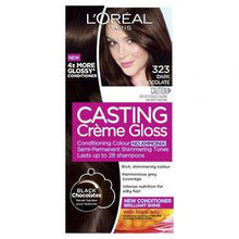 Load image into Gallery viewer, L&#39;OREAL CASTING CREME GLOSS 323 DARK CHOCOLATE
