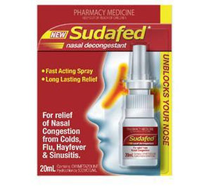 SUDAFED® Nasal Decongestant spray 20ml