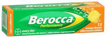 Load image into Gallery viewer, BEROCCA PERFORMANCE EFFERVESCENT ORANGE 15 TABLETS
