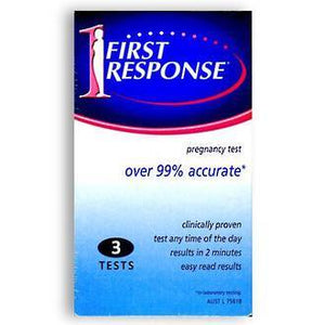 FIRST RESPONSE PREGNANCY TEST 3 TESTS
