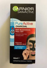 Load image into Gallery viewer, GARNIER SKIN ACTIVE PURE ACTIVE CHARCOAL 50ML
