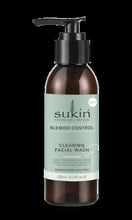 Load image into Gallery viewer, SUKIN Blemish Control Clearing Facial Wash,125ml

