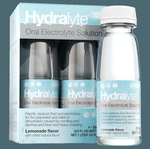 Load image into Gallery viewer, Hydralyte Oral Electrolyte Solution, Ready to Drink Clinical Hydration Formula 4-Pack
