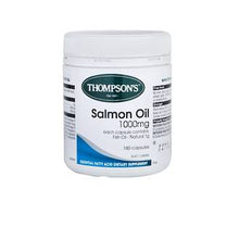 Load image into Gallery viewer, THOMPSON&#39;S SALMON OIL 1000MG 180 CAPSULES
