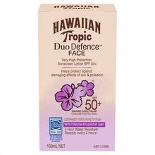 Load image into Gallery viewer, Hawaiian Tropic Duo Defence Sunscreen Face SPF50+ 100 mL
