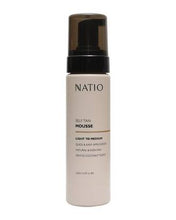 Load image into Gallery viewer, NATIO SELF TAN MOUSSE LIGHT TO MEDIUM 180ML
