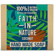 Load image into Gallery viewer, FAITH IN NATURE COCONUT HANDMADE SOAP
