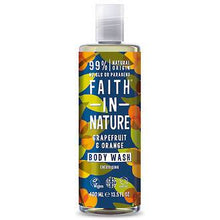 Load image into Gallery viewer, FAITH IN NATURE GRAPEFRUIT &amp; ORANGE BODY WASH - 400ML
