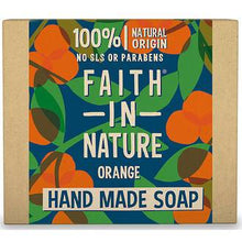 Load image into Gallery viewer, FAITH IN NATURE ORANGE HANDMADE SOAP
