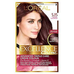 L'OREAL EXCELLENCE CREME 5.15NATURAL FROSTED BROWN