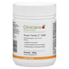 Load image into Gallery viewer, CLINICIANS SUPER FAMILY C 2000 POWDER 300G
