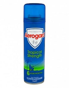 Aerogard Tropical Strength Insect Repellent Aerosol 150g