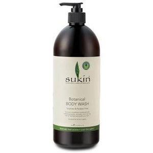 SUKIN BOTANICAL BODY WASH PUMP 1L