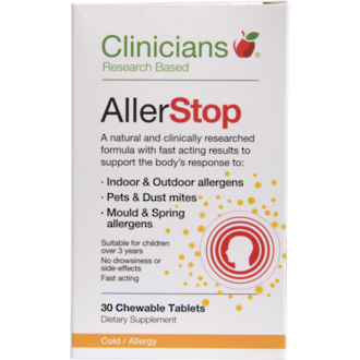 CLINICIANS ALLERSTOP 30 CAPSULES