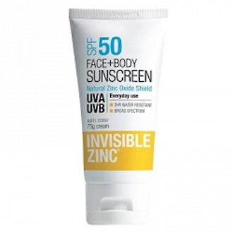 INVISIBLE ZINC FACE AND BODY SPF 50 75G SUNSCREEN