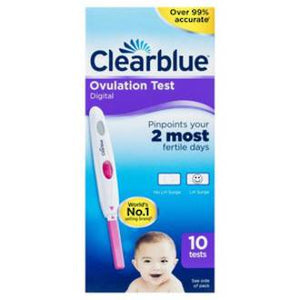 CLEARBLUE OVULATION TEST DIGITAL, 10 TESTS