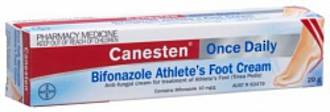 Canesten Once Daily Bifonazole ATHLETES FOOT Cream 20g