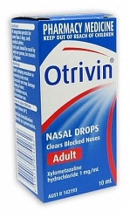 Otrivin ADULT Nasal Drops 10ml