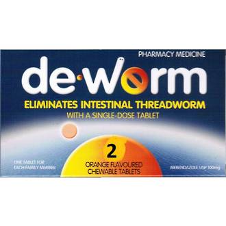 De.worm Orange Flavoured Chewable Tablets 2