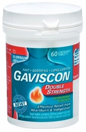 Gaviscon DOUBLE STRENGTH Chewable Tablets 60