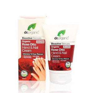 dr.organic ROSE OTTO HAND & NAIL CREAM 125ML