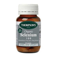 Load image into Gallery viewer, THOMPSON&#39;S ORGANIC SELENIUM 150MCG 60 TABLETS
