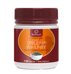 Lifestream Vitamin C Spirulina Immunity 120 CAPS