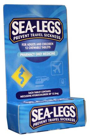 SeaLegs 12 chewable tablets