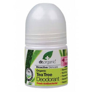 dr.organic TEA TREE DEODORANT 50ML