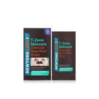 T-ZONE CHARCOAL NOSE PORE STRIPS (6) - NEW
