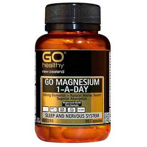 GO MAGNESIUM 1-A-DAY 500MG 60 CAPSULES
