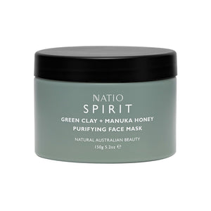Natio Spirit Green Clay  and Manuka Honey Purifying Face Mask